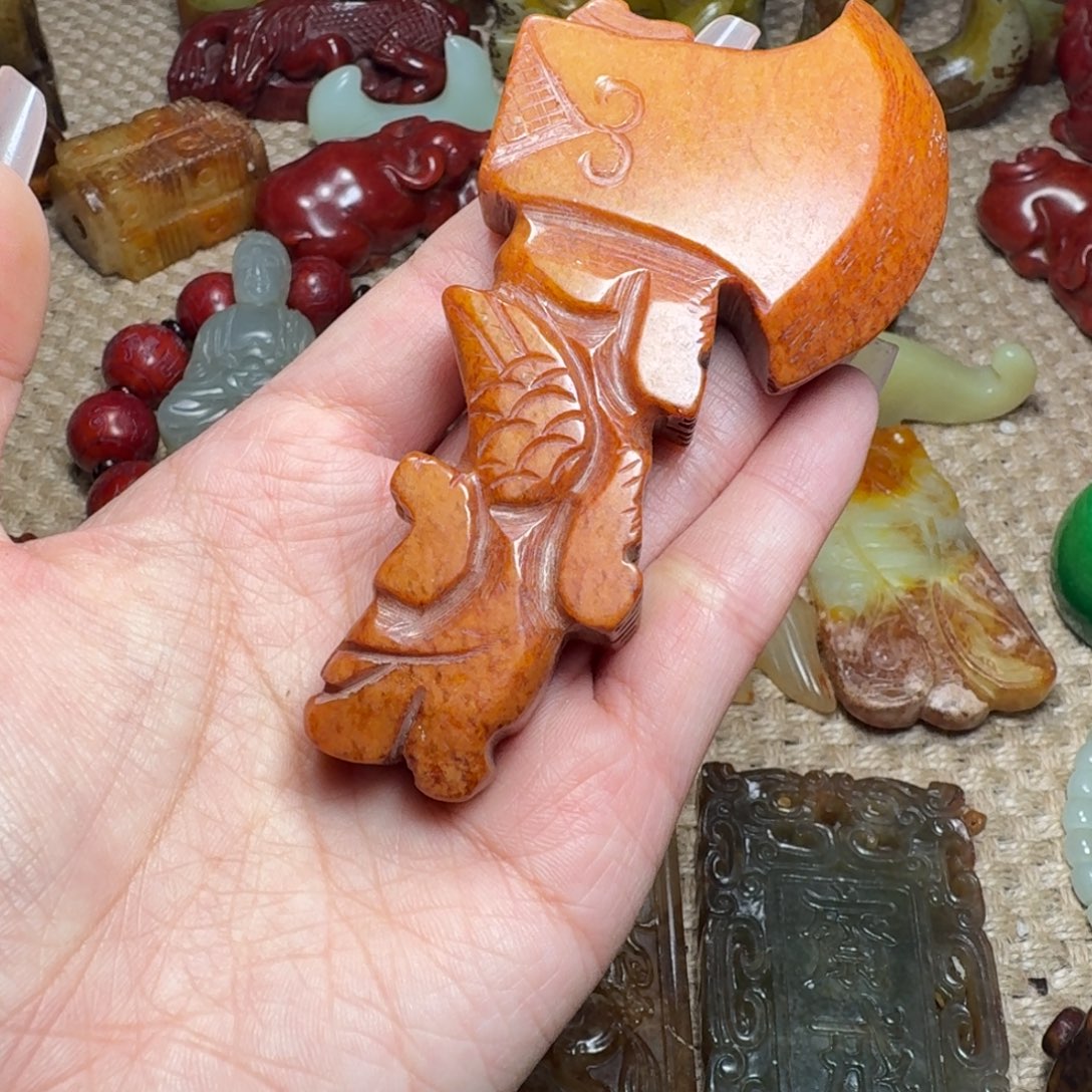 白玉菩提吊坠挂件