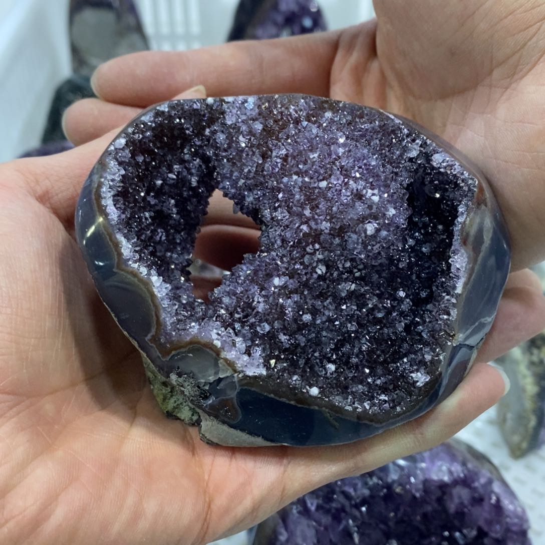 紫晶摆件摆件未镶嵌