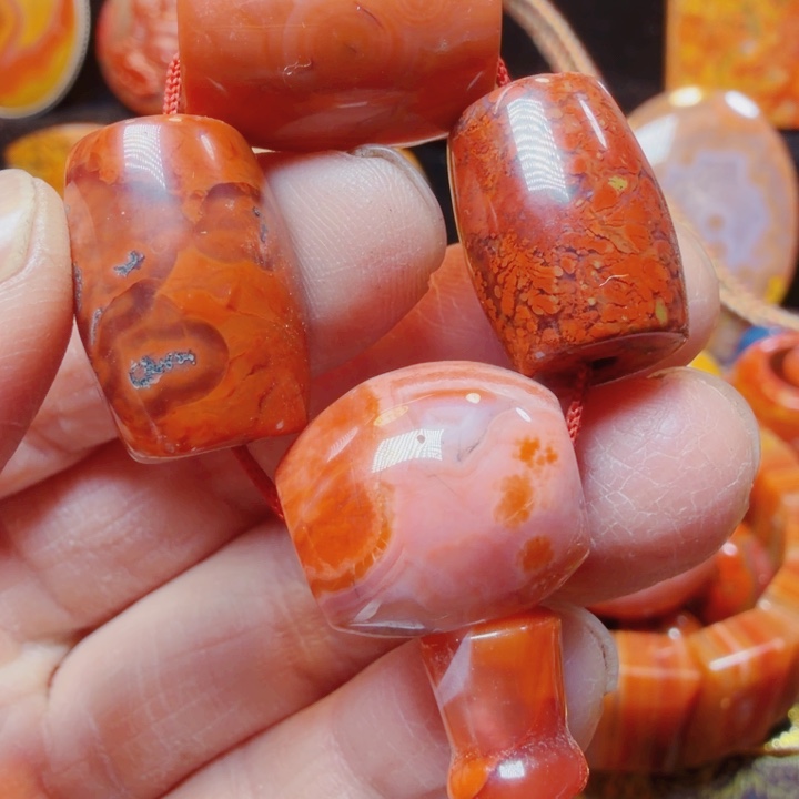 玛瑙/玉髓未镶嵌吊坠(不含链)