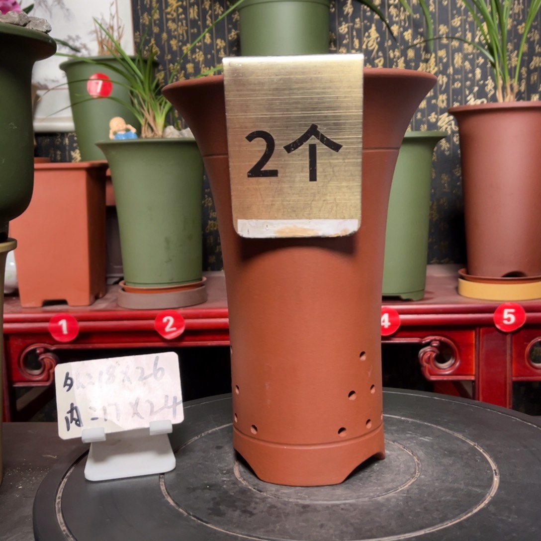 紫砂花盆紫砂花盆