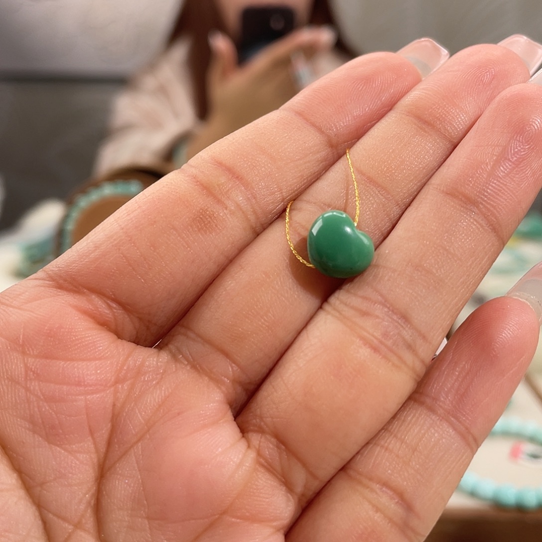 绿松石未镶嵌屁桃