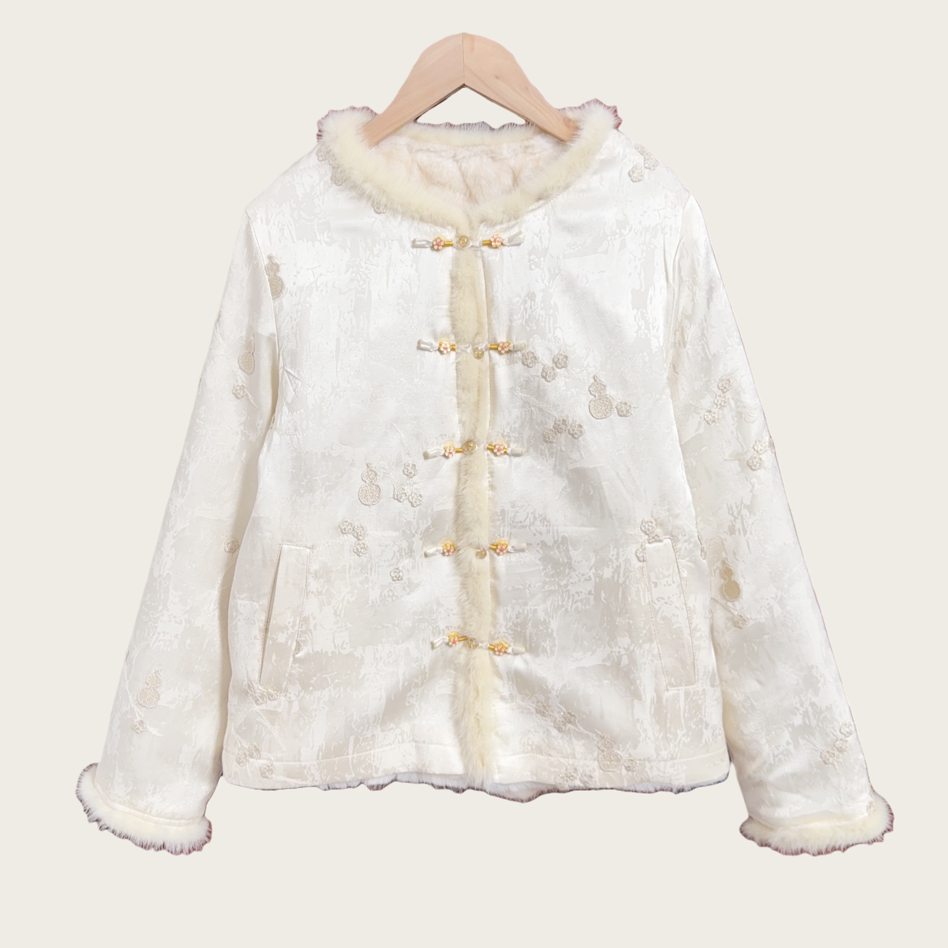 【星河】25年冬季新款新中式水貂毛双面双穿百搭显瘦高级感女款上衣