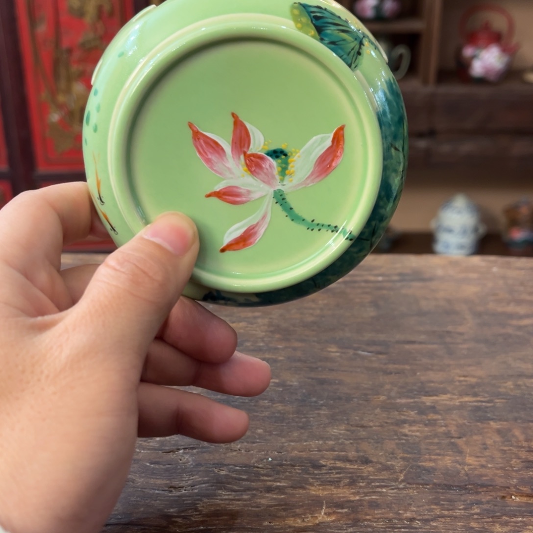 柴烧手工手绘陶瓷