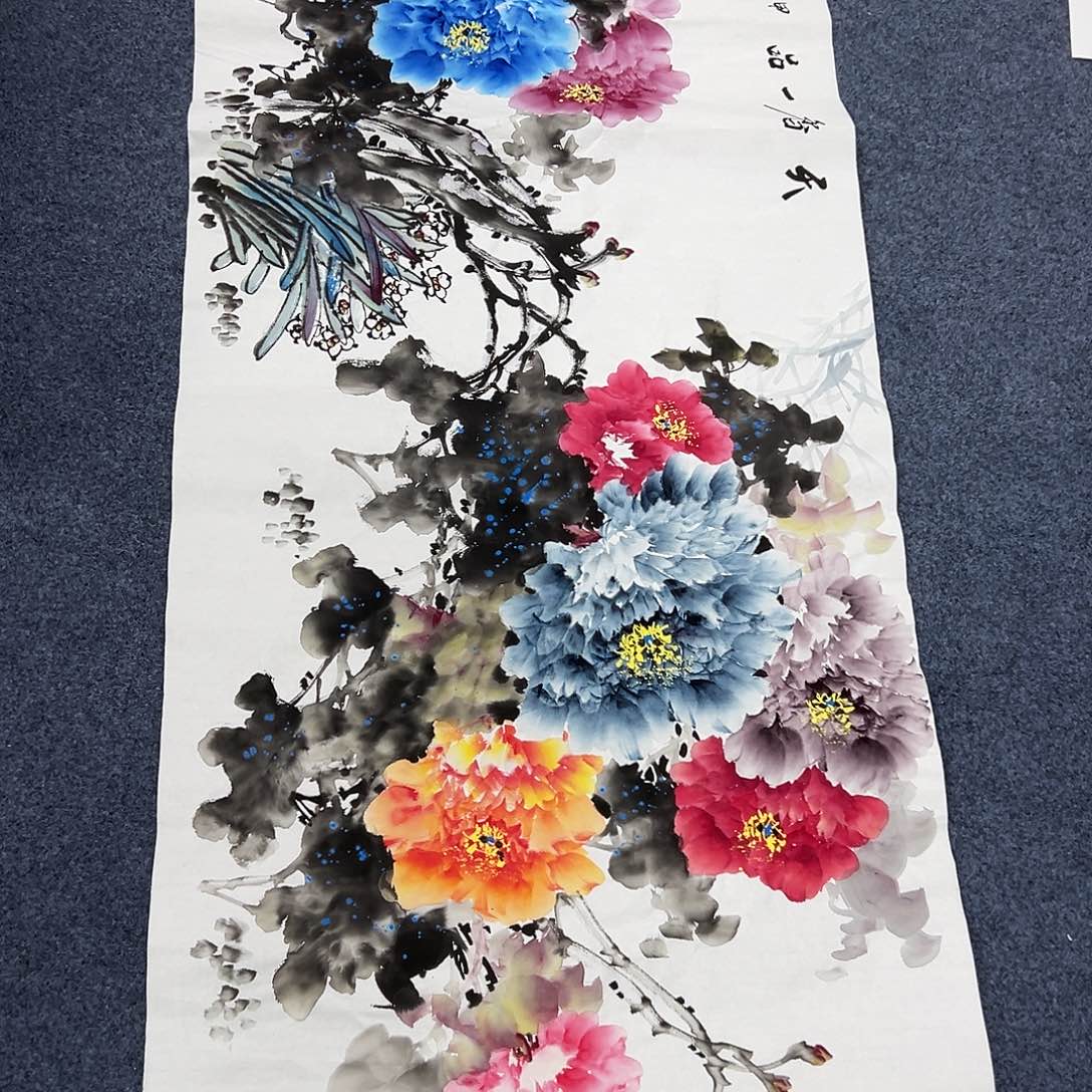 国画国画作品宣纸纯手绘