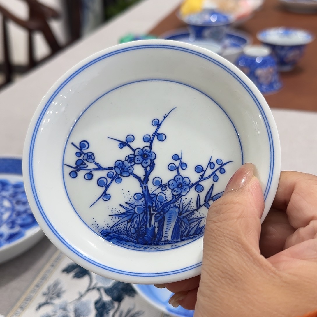 景德镇陶瓷手绘壶承