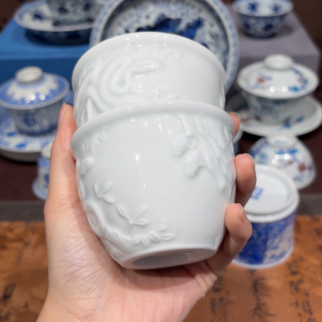 瓷片拾*景德镇纯手工手绘