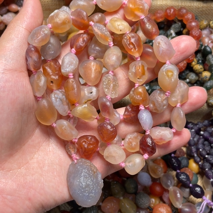 玛瑙/玉髓合金手链