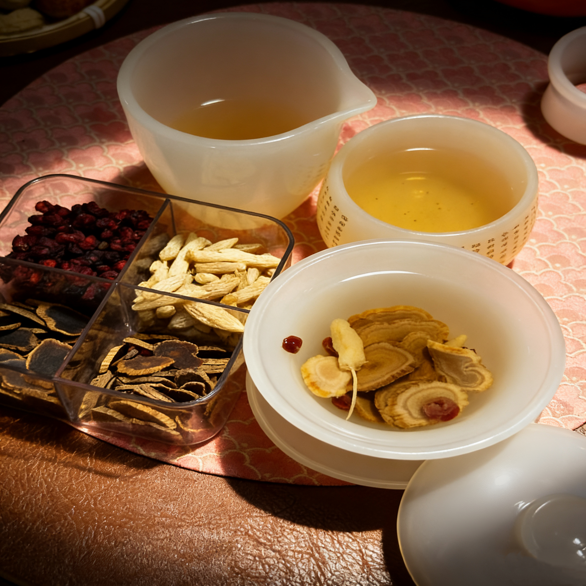 长白山金边黑参+高丽红参+五味子+川麦冬