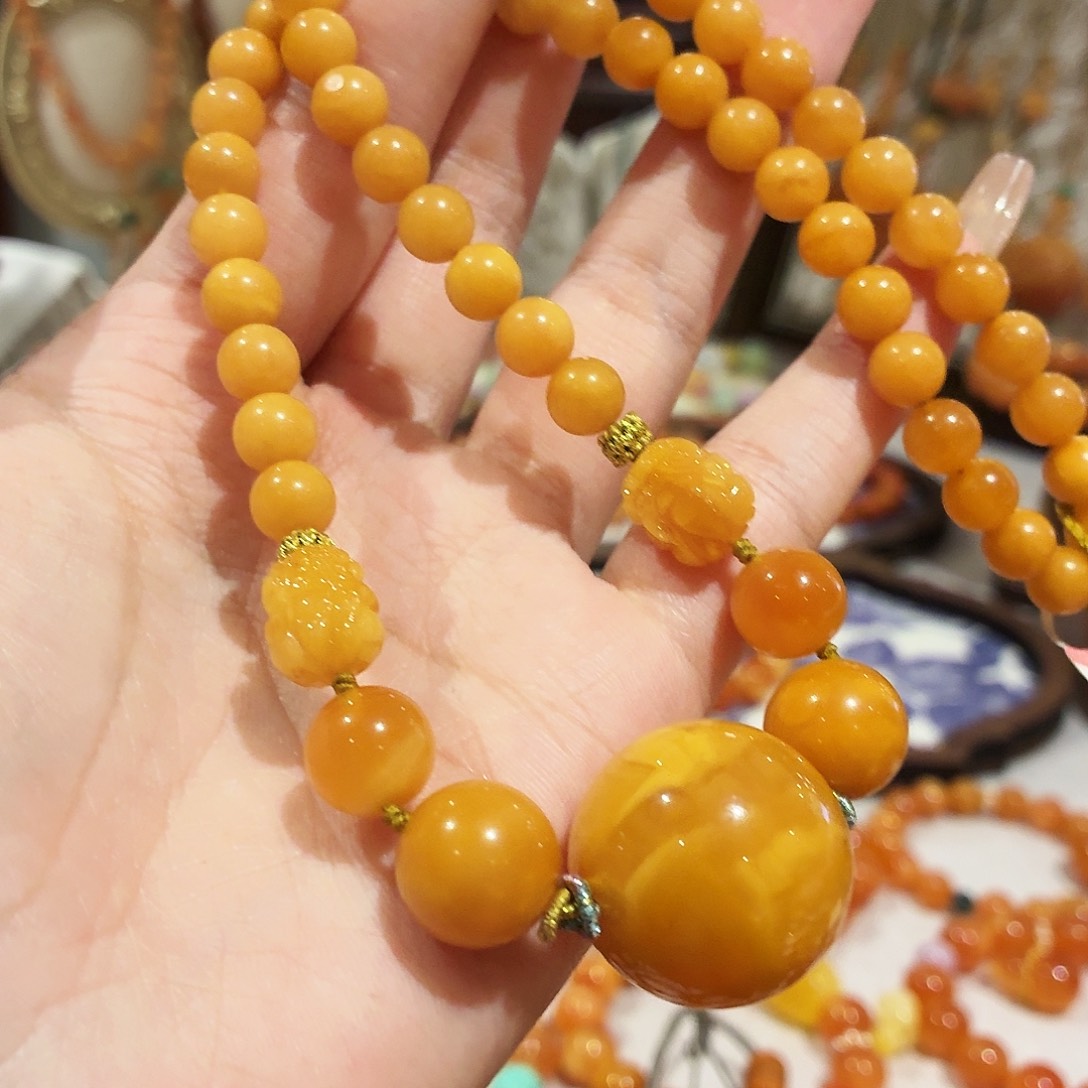 蜜蜡未镶嵌手链手串