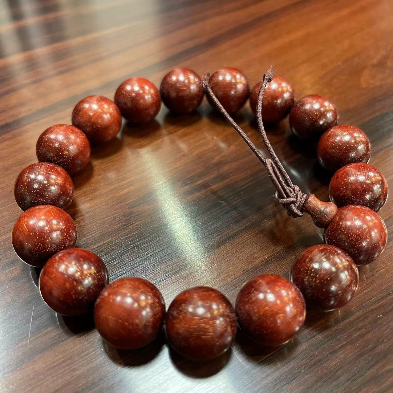 非金属木质手链 饰品非洲紫檀手串满金星老料男女手链情侣