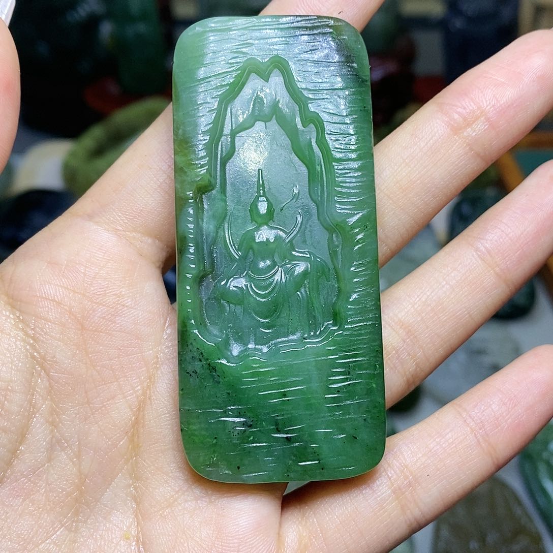 和田玉和田玉有纹裂未镶嵌用****2