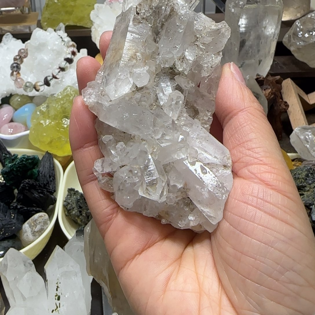 车挂水晶未镶嵌不退换喜马簇