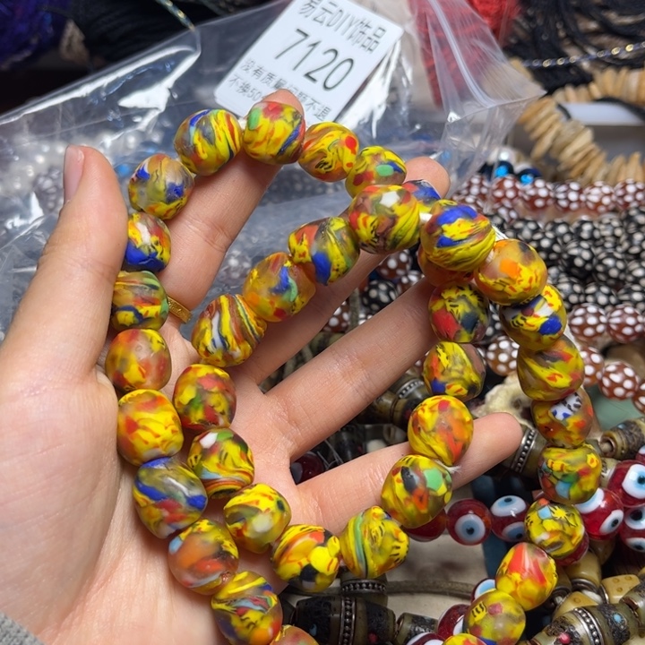 玻璃颈饰7271 琉璃一条