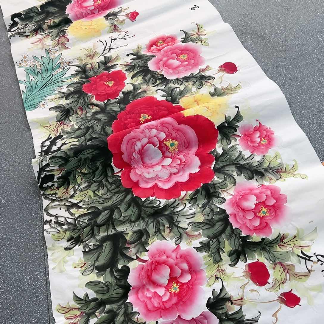 国画吴*兵手绘作品质量不错