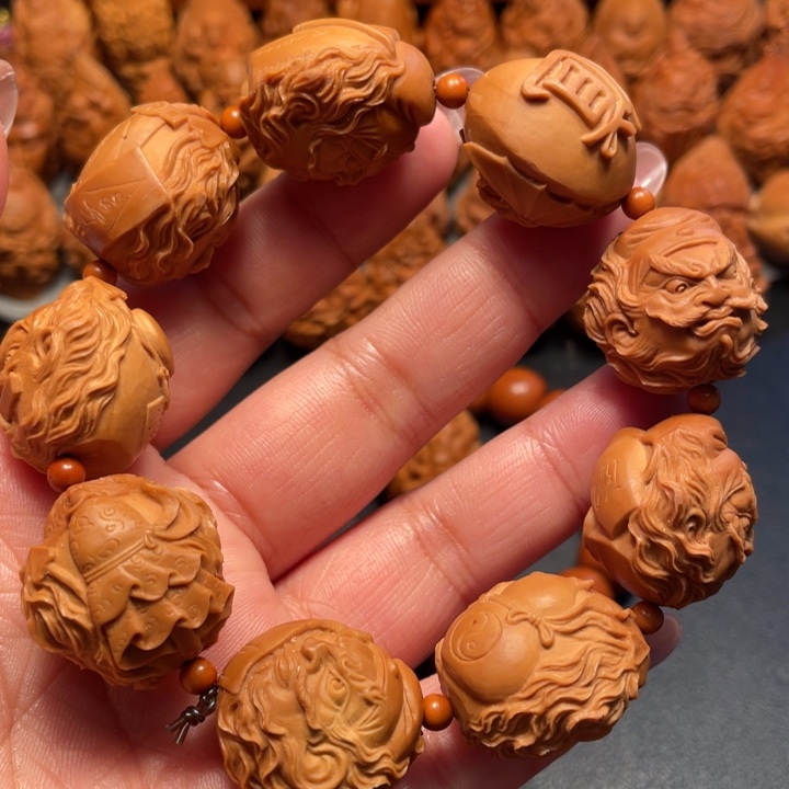 【闪购商品】橄榄核手串/手链钟馗。