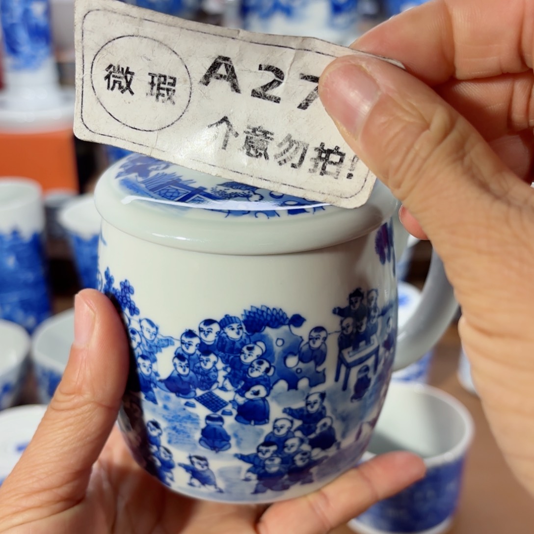 杯牛*牛全手工全手绘陶瓷