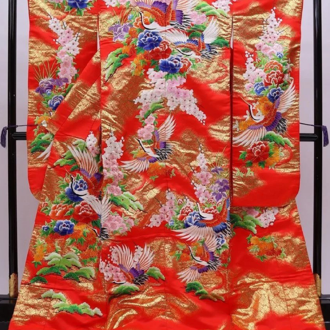 花嫁织锦绣喜庆家用加厚老式和服花嫁