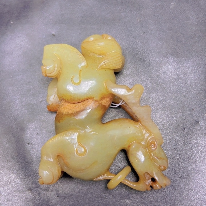 和田玉把件未镶嵌華****发