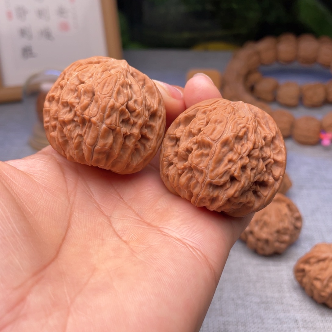 桃核把件41全品山地磨