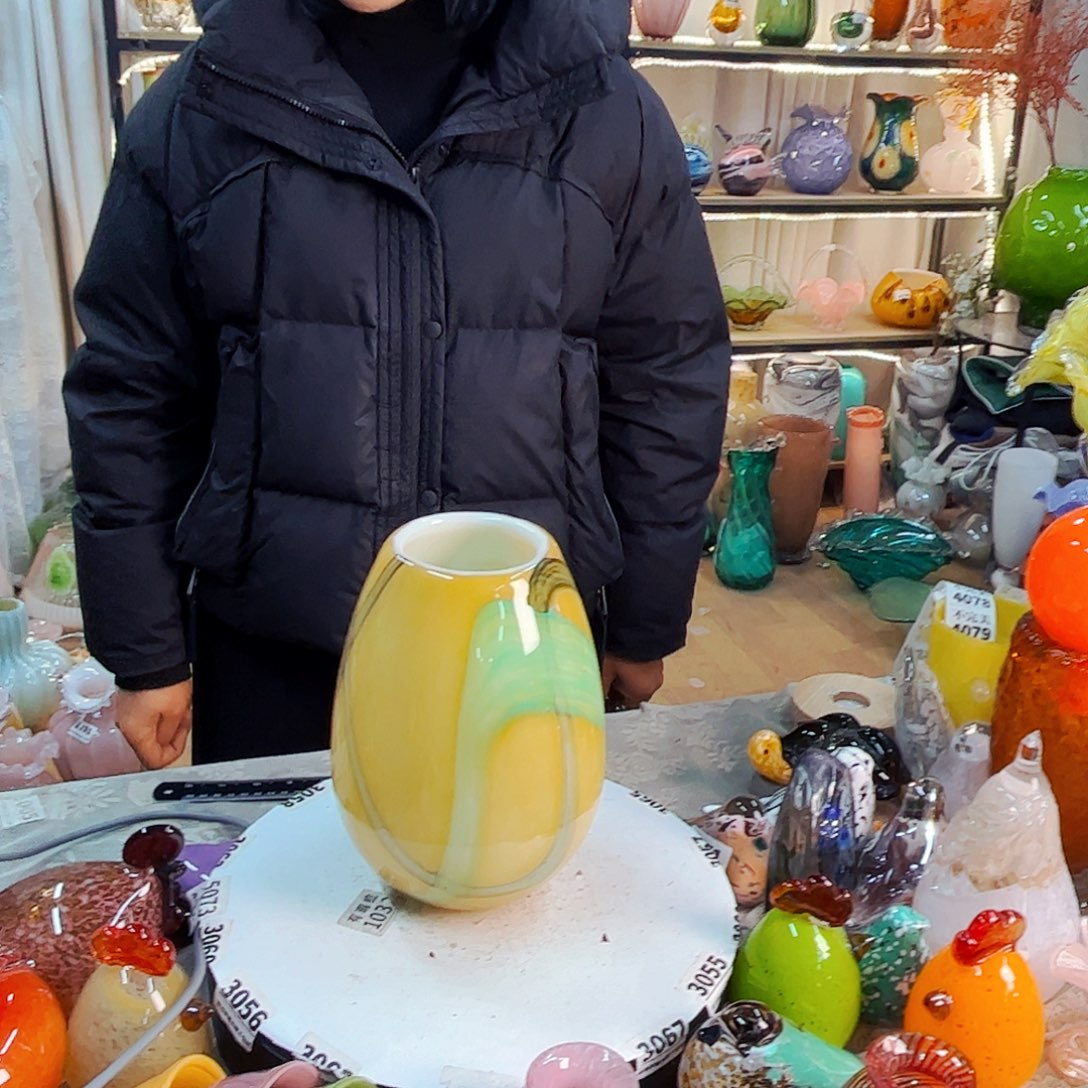 花瓶家悦美居琉璃摆件