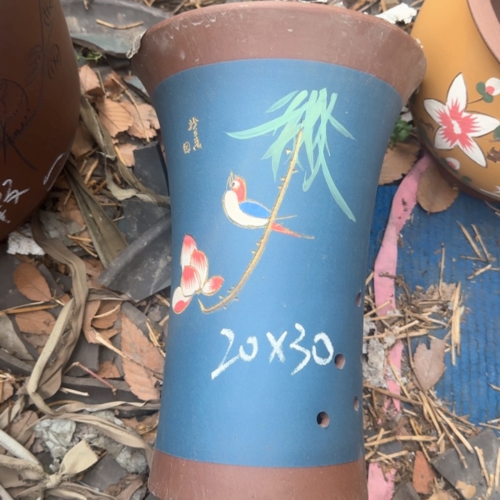 紫砂花盆 特价清仓