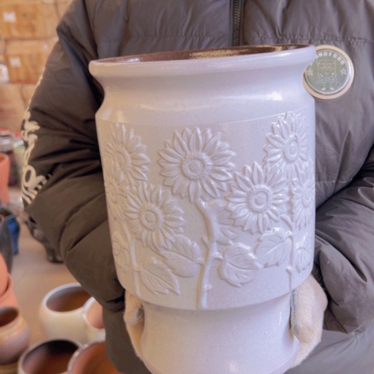 紫砂花盆高31口21————-