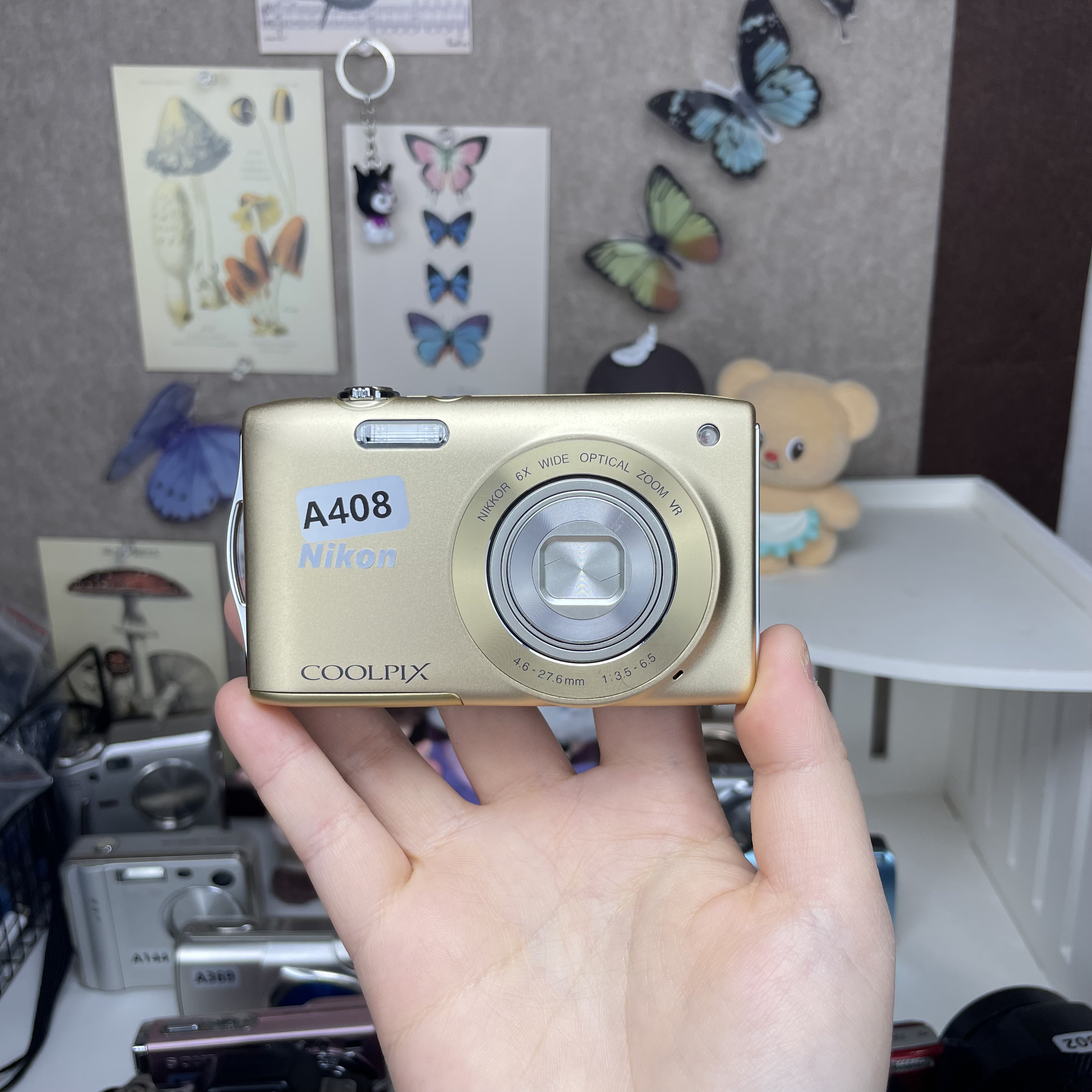 95新 Nikon/尼康 尼康s3300土豪金高像素小长焦 功能完好配件齐全