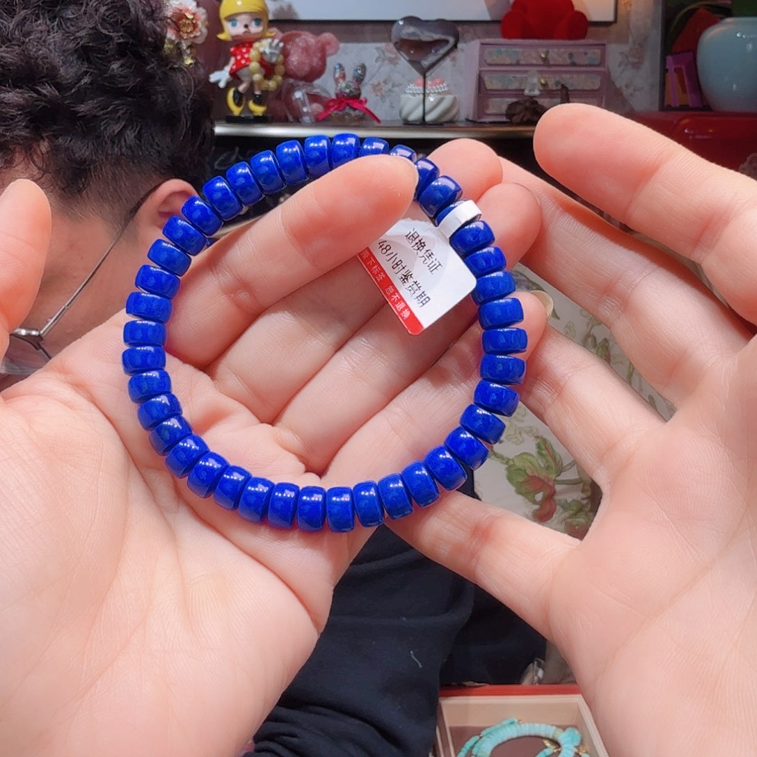 青金石手链未镶嵌手串