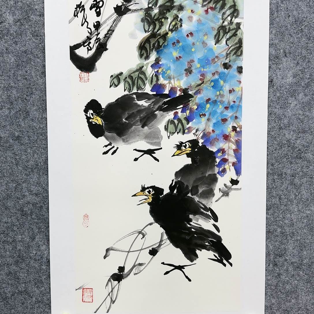 国画蒋旗老师作品欣赏