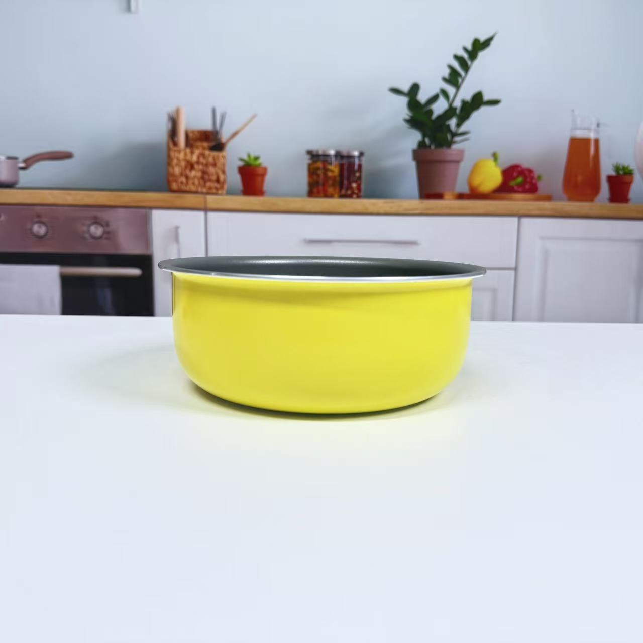 卡兹罗20cm外贸尾单处理日本大金不粘锅胚商标瑕疵歪了