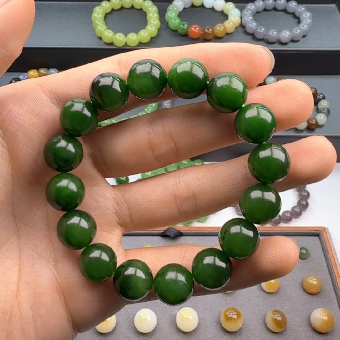 和田玉手串未镶嵌