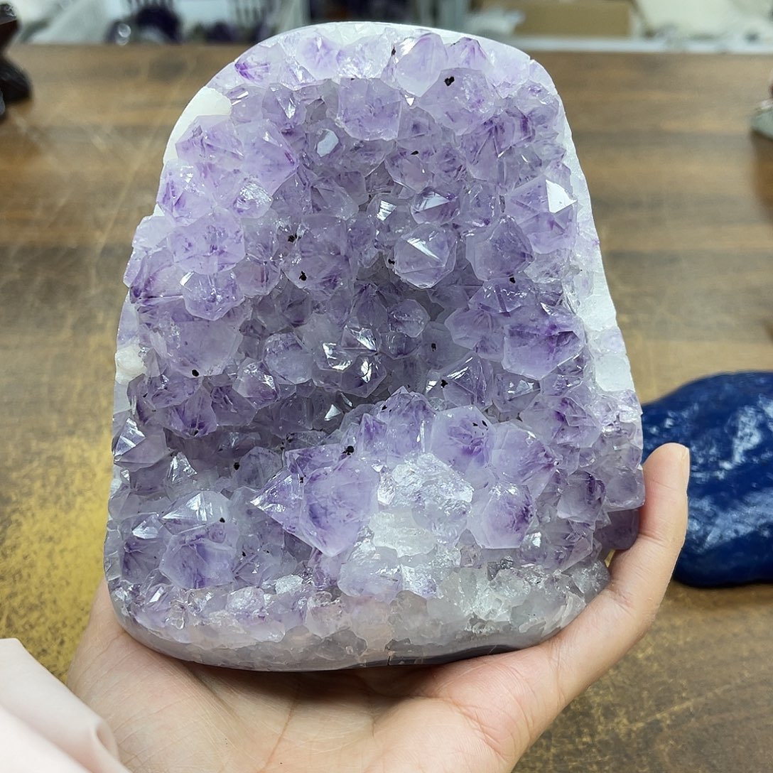 摆件未镶嵌紫晶晶体