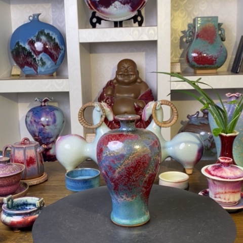 瓷片禹州神后钧瓷原产地~