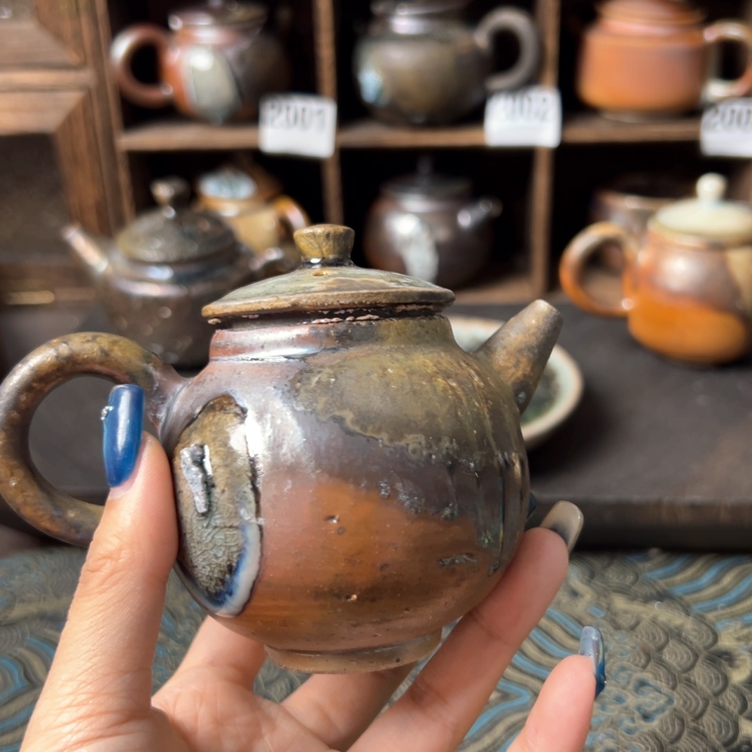 杯柴烧茶器细陶壶