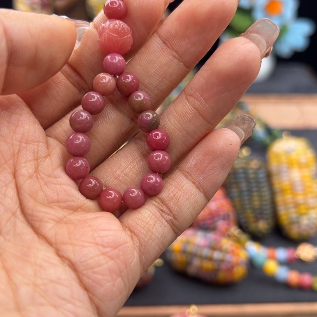 雁****非金属七彩文玩玉米专拍链接