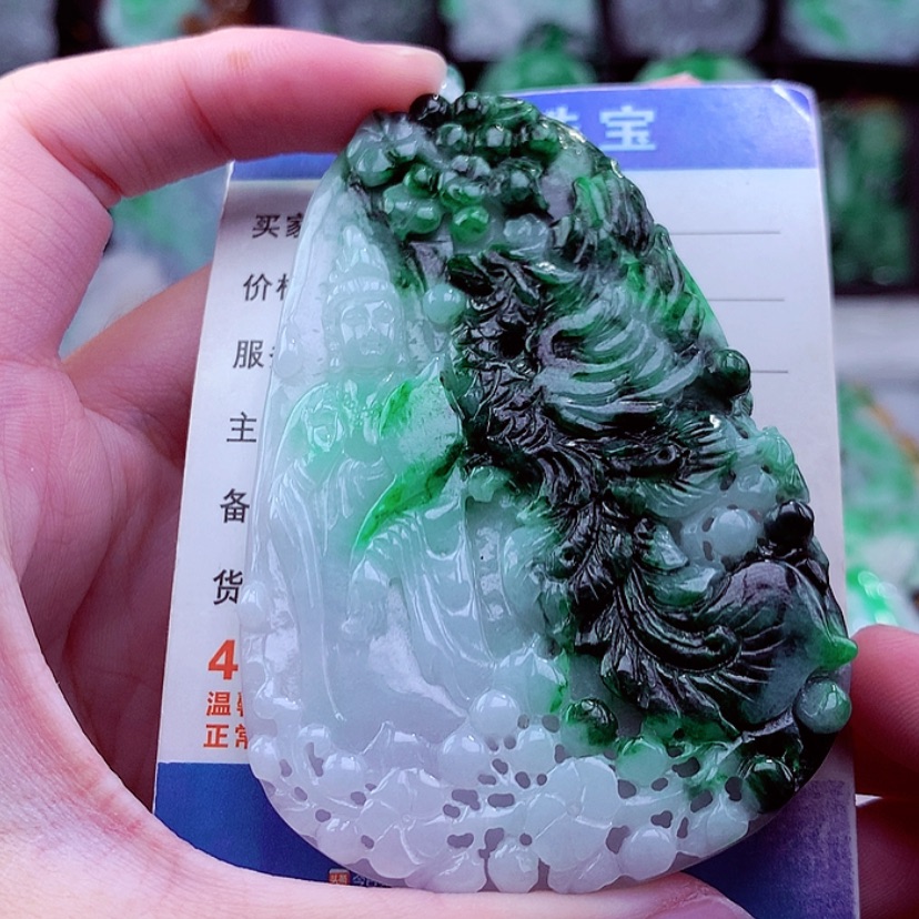 【闪购商品】翡翠颈饰未镶嵌挂件