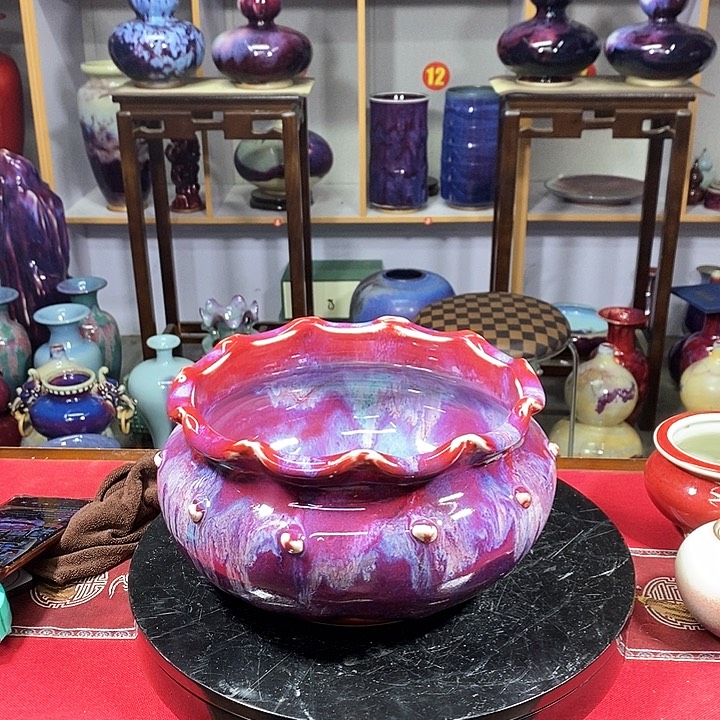 瓶中国神垕精品钧瓷