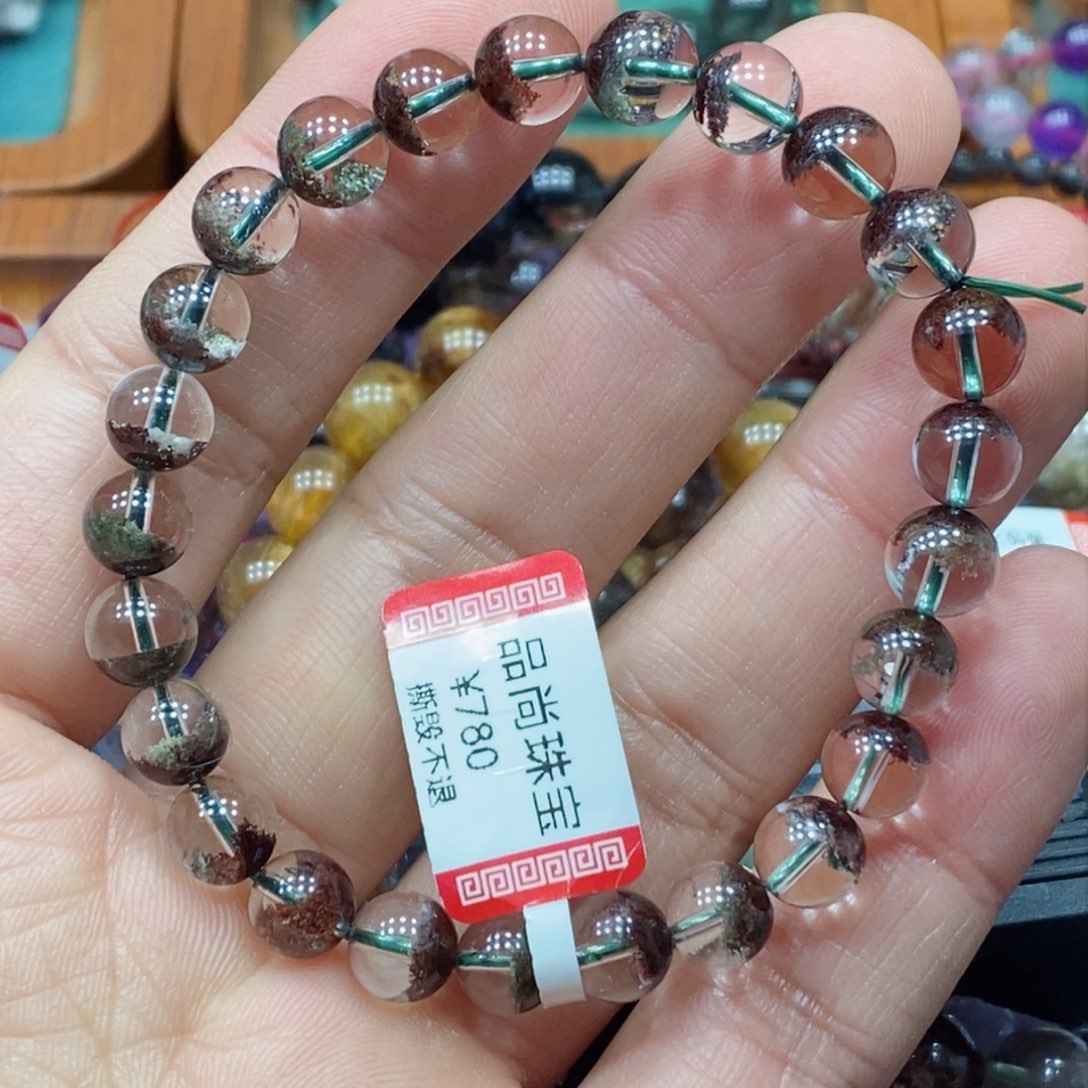 水晶手串未镶嵌天然