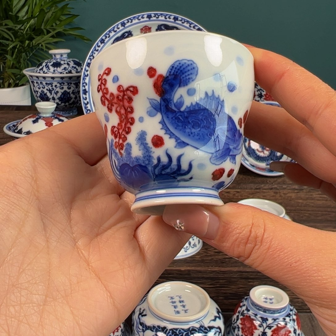 杯子景德镇永明尚玩手绘陶瓷