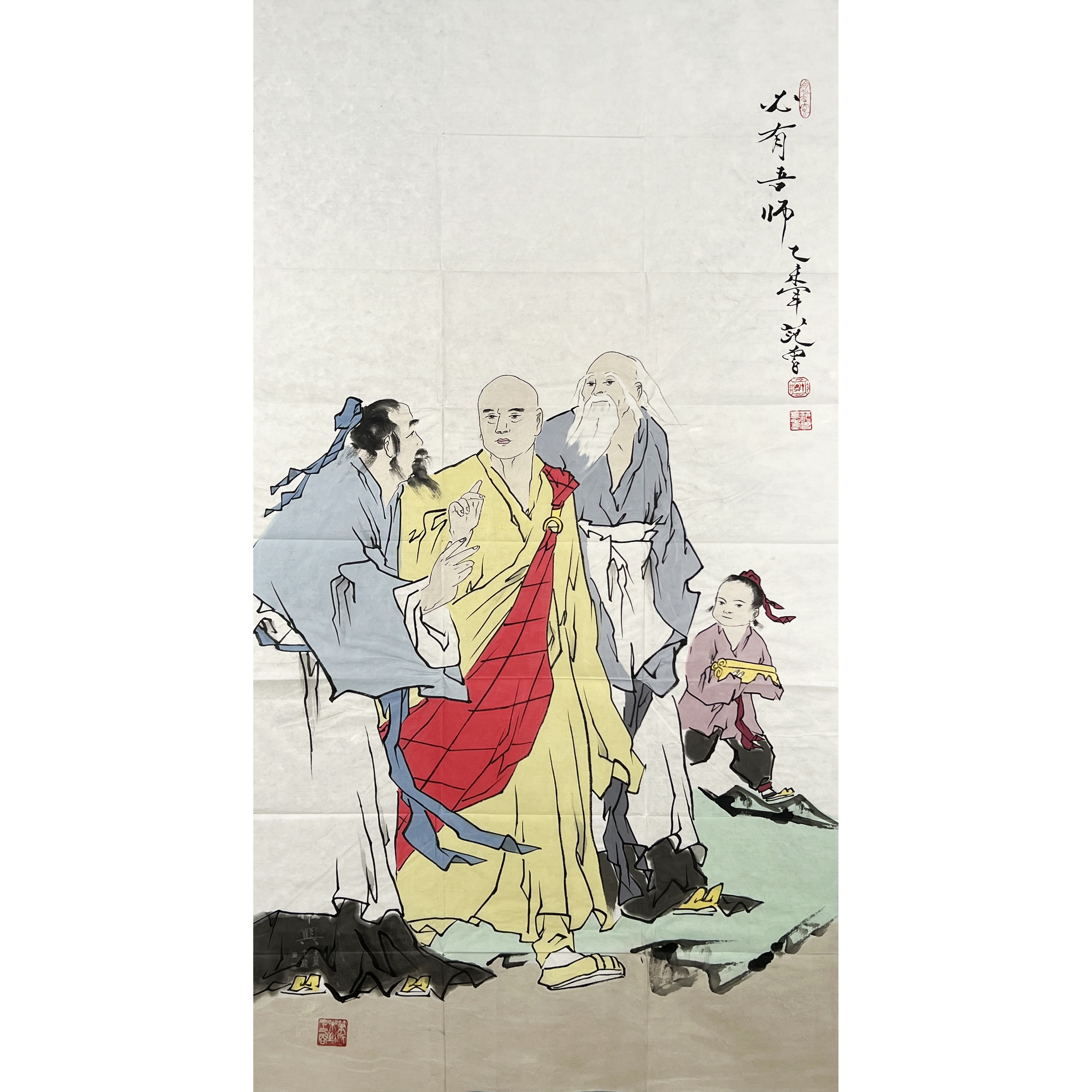 HR0648-范曾绘画软片136x68cm/约8平尺