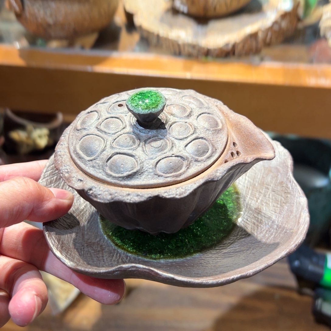 复古风格老陶泥系列茶盘茶具摆件