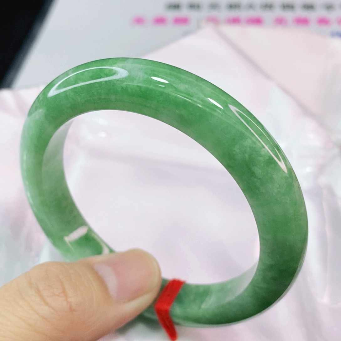 未镶嵌手镯翡翠54.6圈口完整