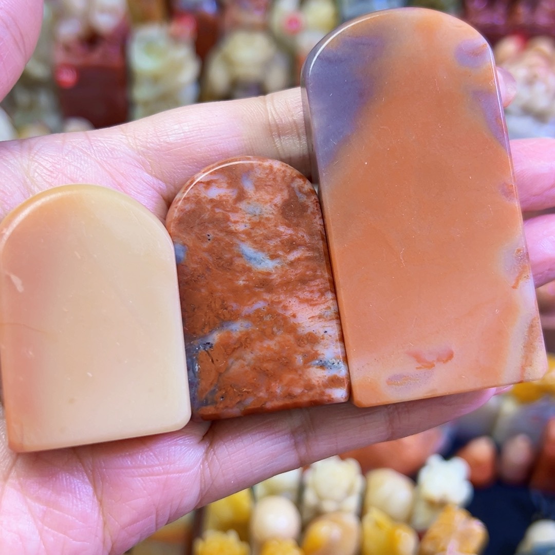 昌化石印石财****词手工篆刻