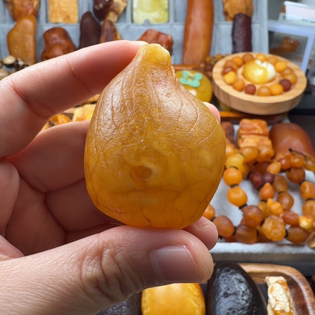 定制琥珀未镶嵌海漂