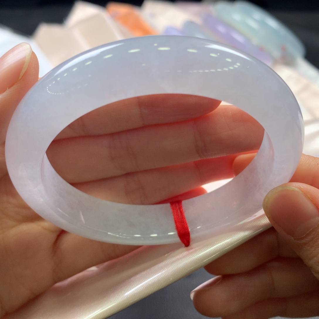 翡翠未镶嵌手镯18号