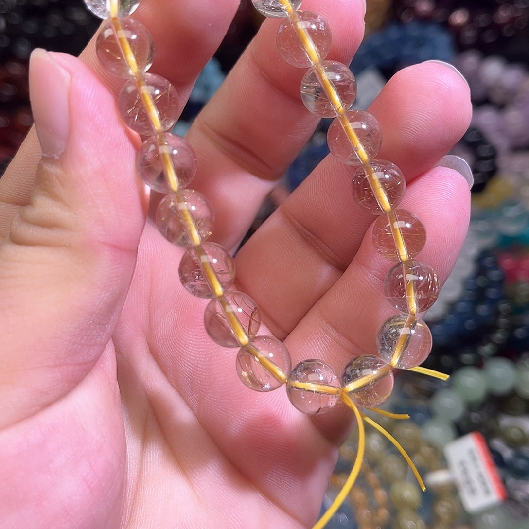 水晶手链未镶嵌天然水晶未镶嵌