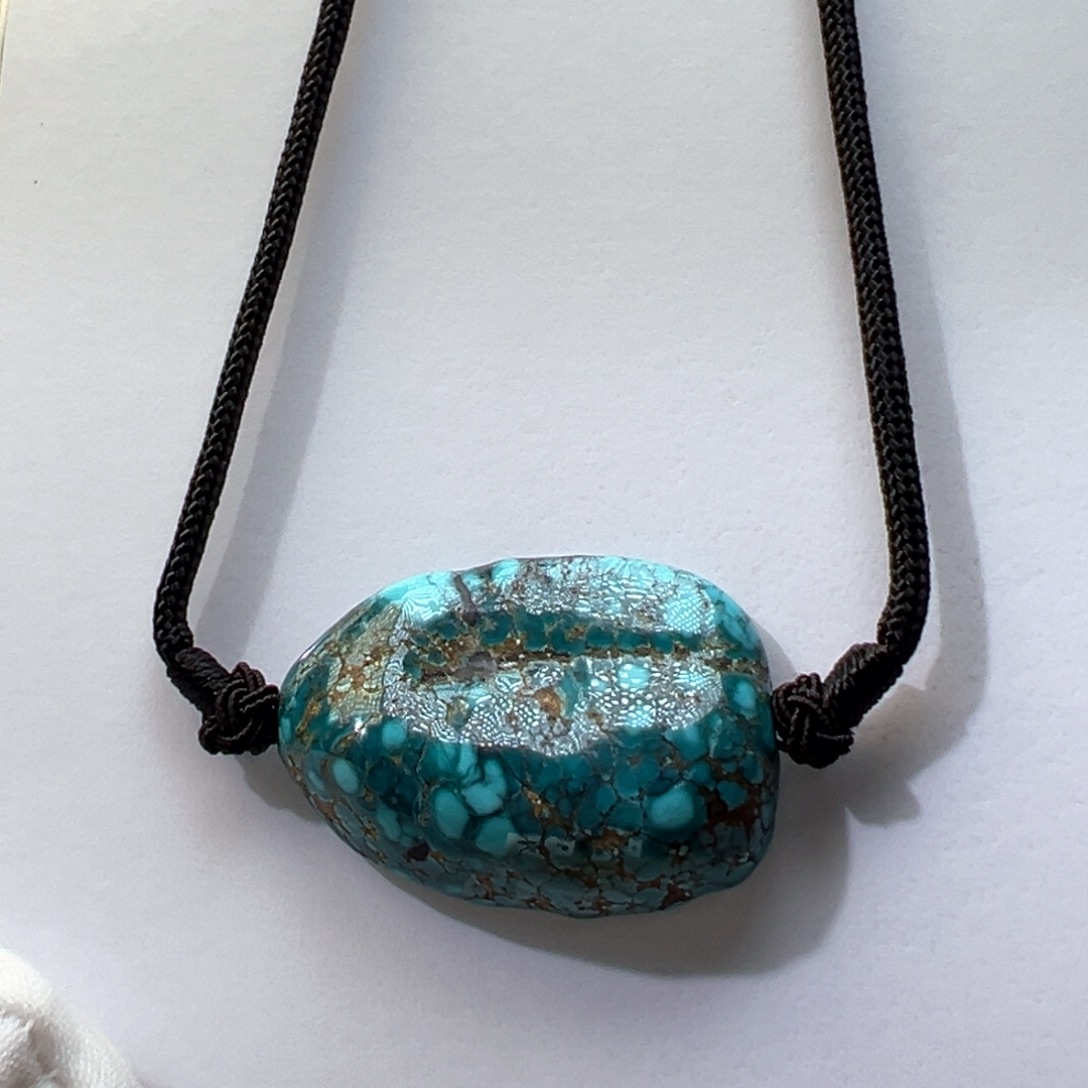 绿松石未镶嵌挂件