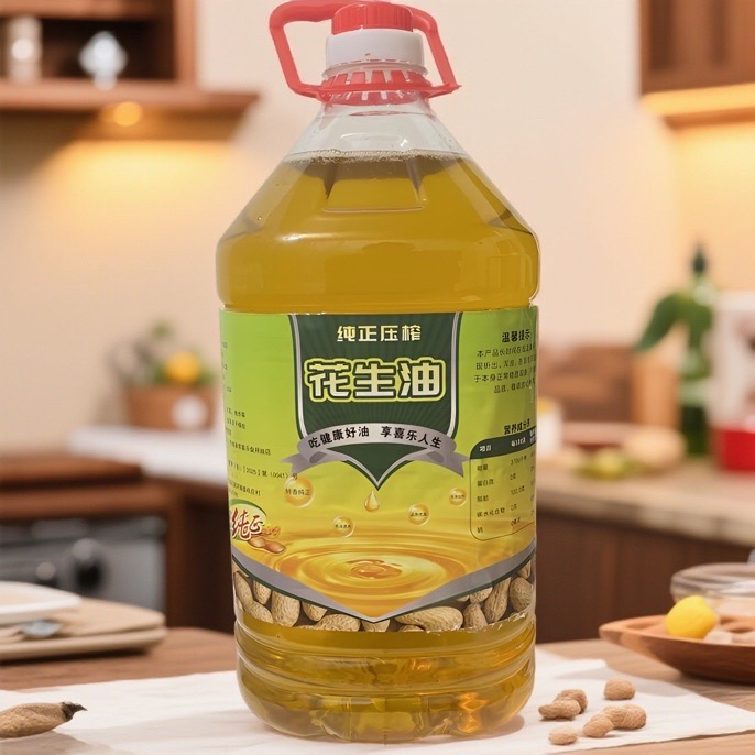 纯正压榨花生油 零添加 零勾兑 送试吃装 