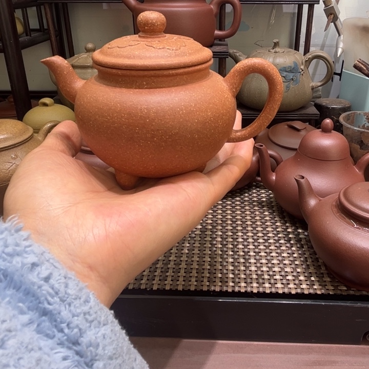 紫砂茶壶黄降坡大彬如意180cc