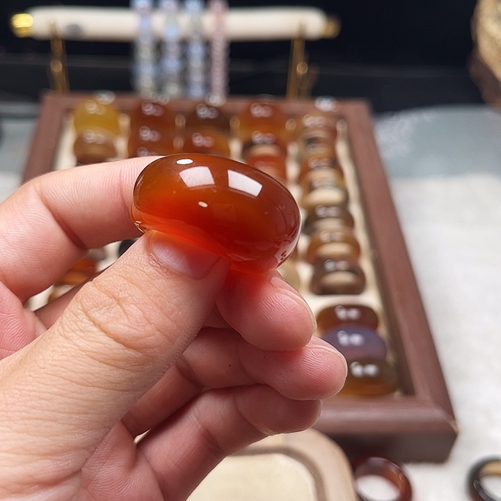 玛瑙/玉髓未镶嵌戒指1